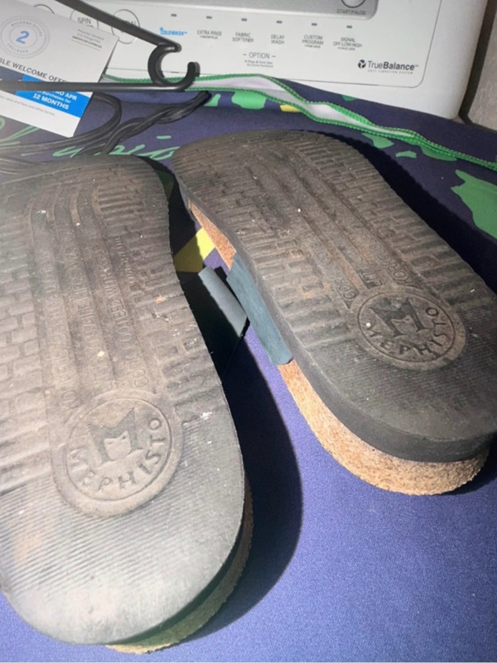 Mephisto Women's Helen Blue Sandals - Picture 7 of 7